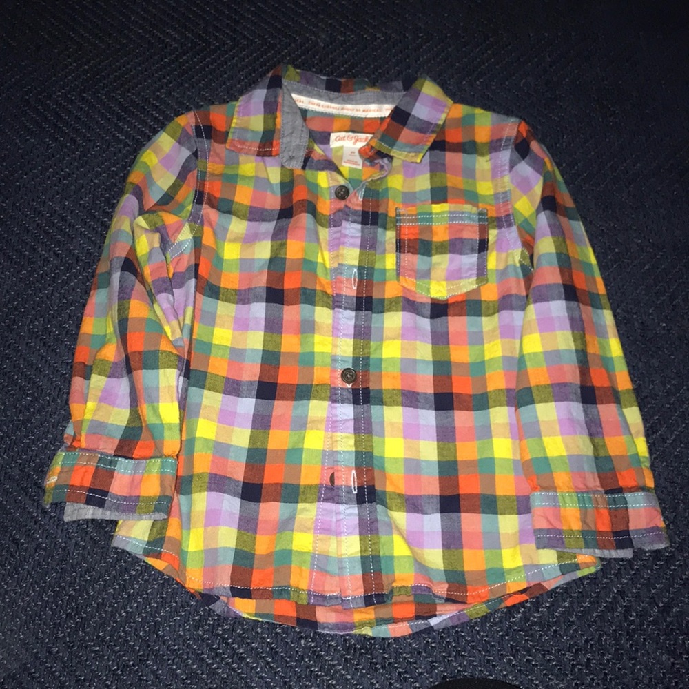 Cat & Jack boys button shirt